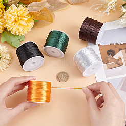 5 rouleau de cordon en nylon satiné 5 couleurs&nbsp;NWIR-PH0001-99