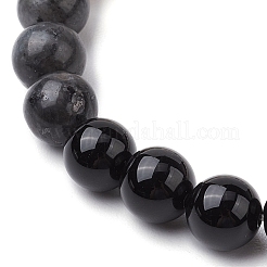 Stretch-Armbänder aus natürlichem Howlith&nbsp;BJEW-TA00554
