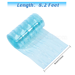 Transparenter Türstreifenvorhang aus PVC-Kunststoff&nbsp;AJEW-WH0270-592A-02