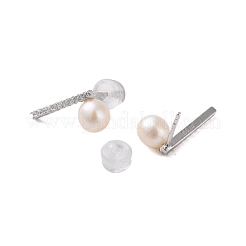925 Ohrstecker aus Sterlingsilber&nbsp;EJEW-H002-02P