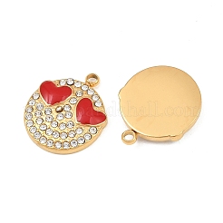 Pendentifs en strass en acier inoxydable 304&nbsp;RB-CBA4809-22G