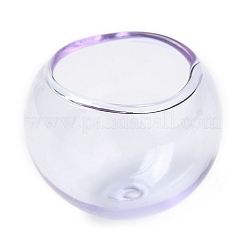 Cono de cuentas de vidrio transparente&nbsp;GLAA-G100-01C-06