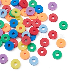 700 Stück 7 Farben handgefertigte Polymer Clay Perlen&nbsp;CLAY-YW0001-39