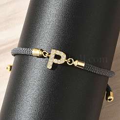 Justierbare Nylonschnurarmbänder&nbsp;BJEW-C096-01G-16