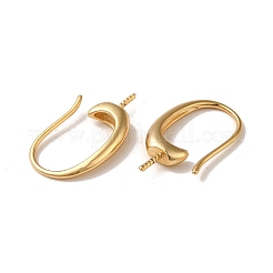 Cremagliera in ottone placcatura ganci orecchino&nbsp;KK-G480-09LG