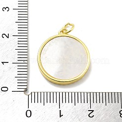 Porte micro ouvrent pendentifs zircone cubique en laiton de placage&nbsp;KK-D359-21G