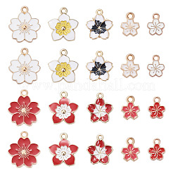 Colgantes de esmalte de aleación 60pcs 10 estilos&nbsp;ENAM-TA0003-74