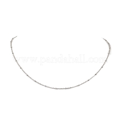 2 pièce de fabrication de collier coulissant en acier inoxydable 304&nbsp;AJEW-JB01272
