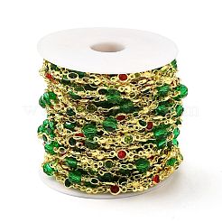 Catena a maglie di vetro in ottone fatta a mano&nbsp;CHC-I045-22G