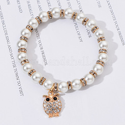 Braccialetti con ciondoli in lega e strass di cristallo&nbsp;FS-WGAEA4B-01