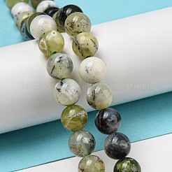 Chapelets de perles en opale vert naturel&nbsp;G-R494-A11-03
