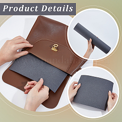 Restos de cuero y fibra de papel y pegamento papel para manualidades&nbsp;AJEW-CY0002-49D-02