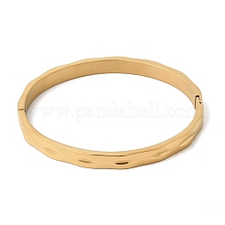 Bracelets articulés en acier inoxydable 304 martelé&nbsp;BJEW-D408-14G
