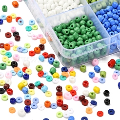 Graine de verre bricolage et disque de perles d'argile polymère kit de recherche de fabrication de bijoux&nbsp;DIY-YW0005-31