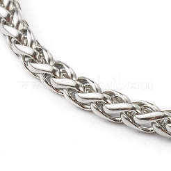 Bracciale a catena di grano in acciaio inossidabile 304 anti-appannamento&nbsp;BJEW-JB06520