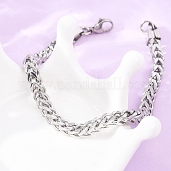 Panzerkettenarmbänder aus 304 Edelstahl für Damen und Herren&nbsp;BJEW-F529-07P