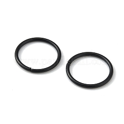 100 Stück offene Biegeringe aus Zinklegierung mit Einbrennlackierung&nbsp;FIND-WH0032-85B-06