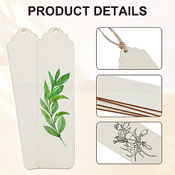 DIY-Sets zum Basteln von Lesezeichen aus Holz&nbsp;WOOD-SP0001-21B