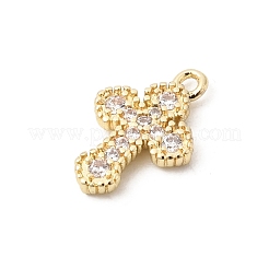 Pendentifs en laiton zircon cubique transparent&nbsp;KK-B179-07G