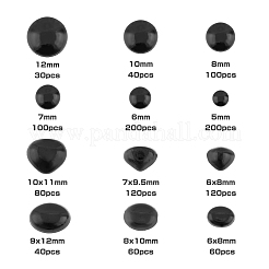 24 nez de sécurité de poupée en plastique de style&nbsp;DIY-WH0386-52