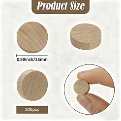 200 Stück Holzplatten&nbsp;WOOD-SP0001-89