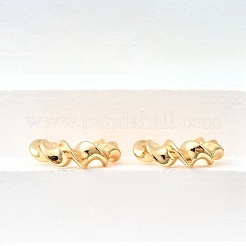 Orecchini a bracciale in ottone&nbsp;EJEW-F370-12G