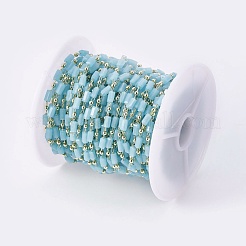 Chaînes de perles en verre manuels&nbsp;CHC-F008-B14
