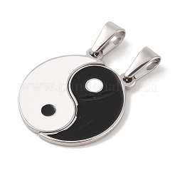 Geteilte Anhänger aus Edelstahl 304&nbsp;STAS-S001-02P