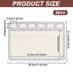 Planches de conception de perles de feutre&nbsp;TOOL-WH0002-64