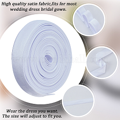 2 Stück Polyesterkordel als Ersatz für den Reißverschluss eines Brautkleids.&nbsp;DIY-GF0010-30D