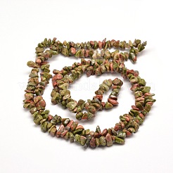 Natur unakite Chip Bead Stränge&nbsp;X-G-M205-52
