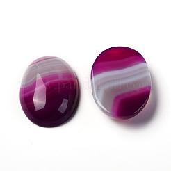 Agata a strisce naturali / cabochon a agata fasciati&nbsp;X-G-J069-18x25mm-01