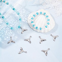 20 Stück Anhänger aus 304 Edelstahl&nbsp;STAS-SC0004-79
