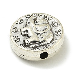 Tibetischer stil legierung perlen&nbsp;FIND-U015-15AS-01