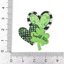 Undurchsichtig bedruckte Acrylanhänger zum St. Patrick's Day&nbsp;OACR-A045-05B