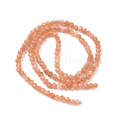 Natürliche sunstone Perlen Stränge&nbsp;G-RM250101-B40