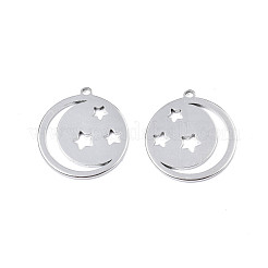 Pendentifs en acier inoxydable 201 anti-ternissement&nbsp;STAS-T063-184P