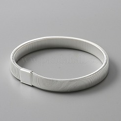 Stretch-Armbänder aus Kohlenstoffstahl für Männer&nbsp;LS-BJEW-WH0020-10S