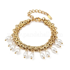 Bettelarmbänder aus Edelstahl 304&nbsp;BJEW-C129-02G