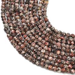 Fili di perline jasper naturali di pelle di leopardo&nbsp;GG-CBA3921-A02-3mm