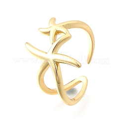 Bagues de manchette en laiton pour femmes&nbsp;RJEW-F184-08B-G