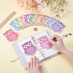 12 bloc-notes adhésif hibou&nbsp;OFST-SP0001-10