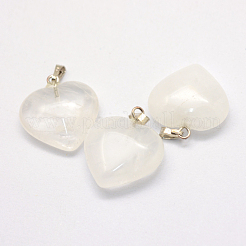 Anhänger aus Glasimitat mit Quarzkristall&nbsp;LS-GLAA-XCP0002-07
