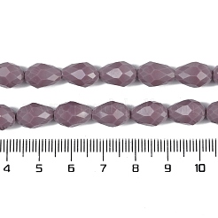 Hilos de cuentas opacas de colores sólidos&nbsp;EGLA-N013-P8mm-D09