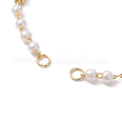 Handgefertigte Ccb-Kunststoff-Imitationsperlen-Perlenketten zur Herstellung von Armbändern&nbsp;AJEW-JB01150-25