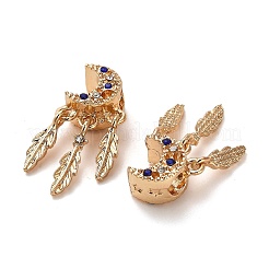 Legierung Rhinestone European Beads&nbsp;FIND-Q115-04G