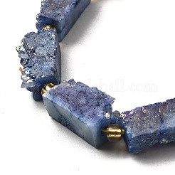 Elettrodeposte druzy naturale perline agata fili&nbsp;G-R012-A02-04