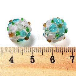 Chapelets de perles vernissées manuelles&nbsp;LAMP-N021-015A-12