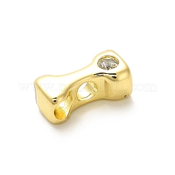 Cremagliera in ottone placcatura perline zirconi&nbsp;KK-L210-008G-I