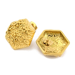 Boucles d'oreilles à tige en acier inoxydable 304 avec placage ionique (IP)&nbsp;EJEW-H013-03G